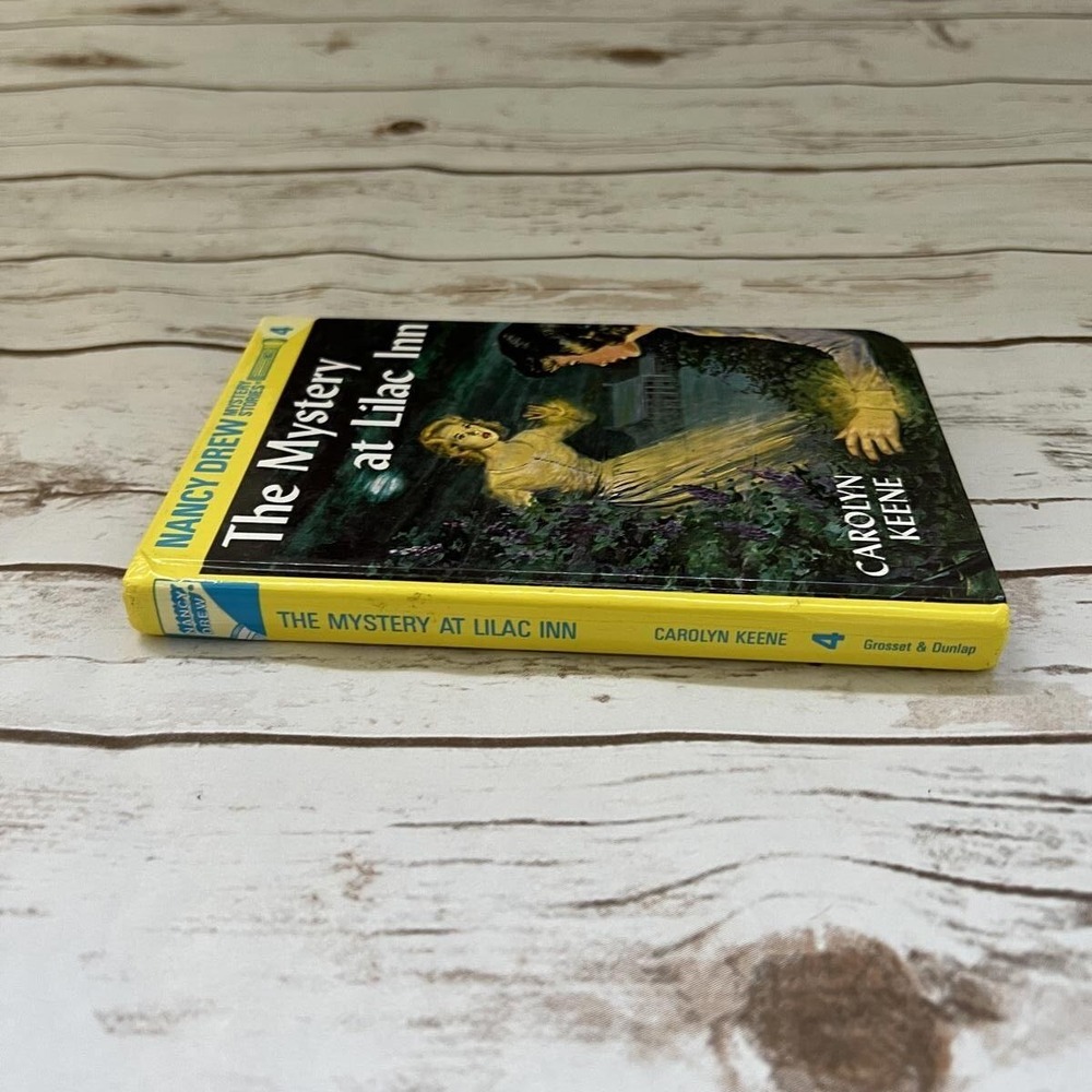 Grosset & Dunlap Nancy Drew The Mystery at Lilac Inn Yellow Hardcover‎ Book 4